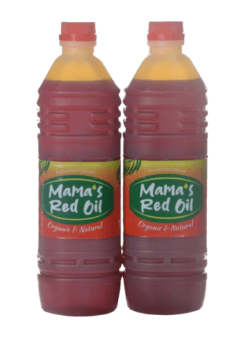 Mama's Red Oil bottle pair