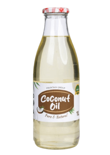 Fountain Group Coconut Oil 1L glass bottle